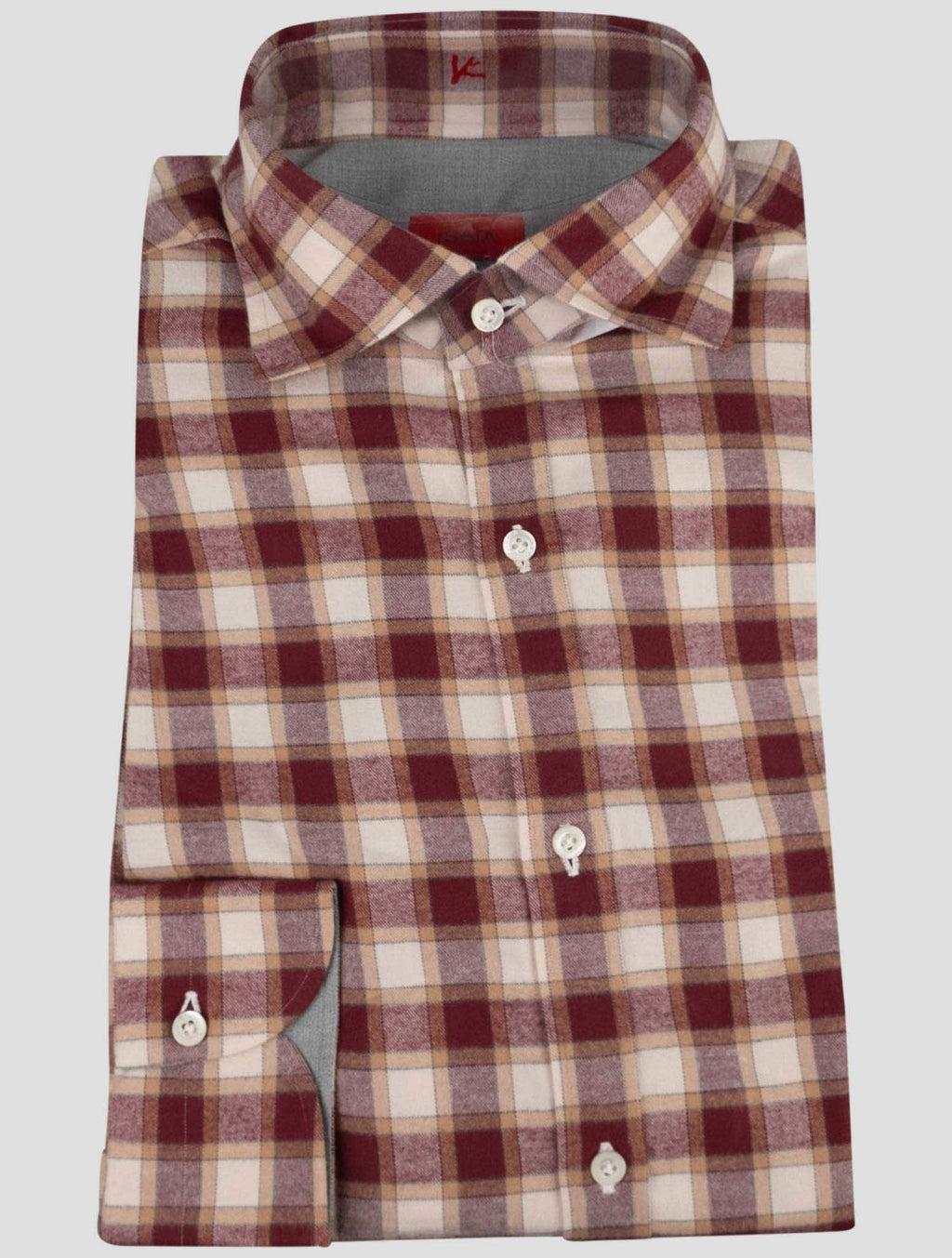 Isaia Multicolor Cotton Shirt