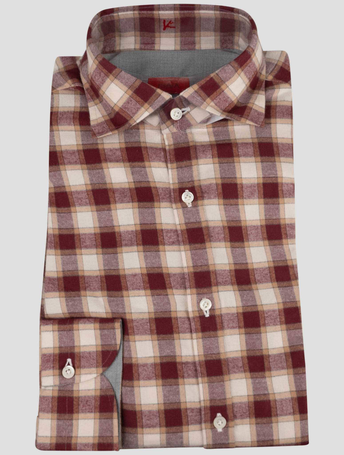 Isaia Multicolor Cotton Shirt
