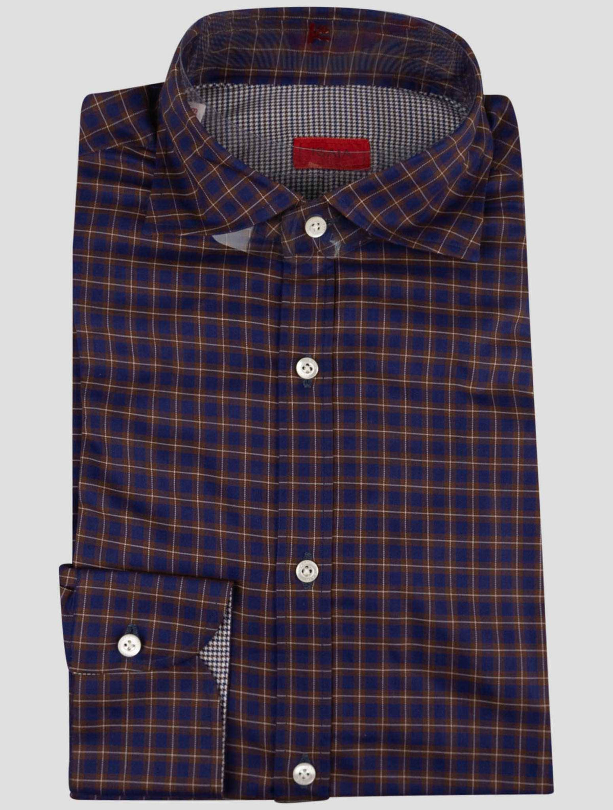 Isaia Multicolor Cotton Shirt