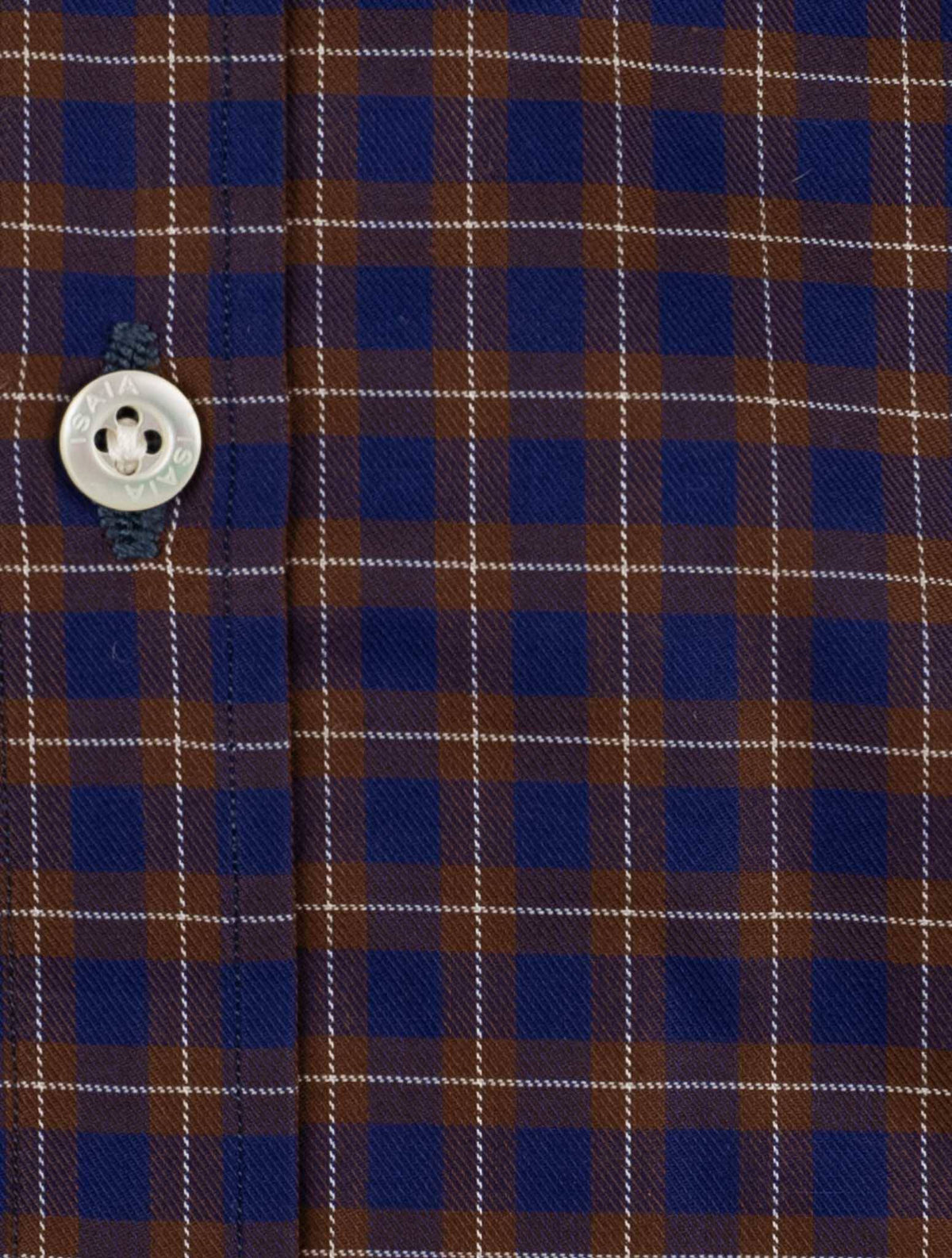 Isaia Multicolor Cotton Shirt