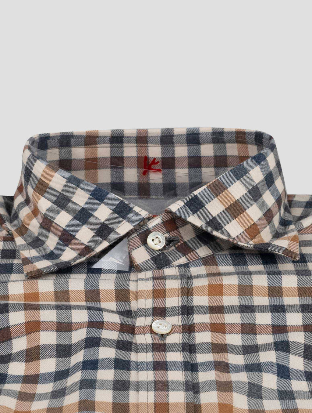 Isaia Isaia Multicolor Cotton Shirt Multicolor 001