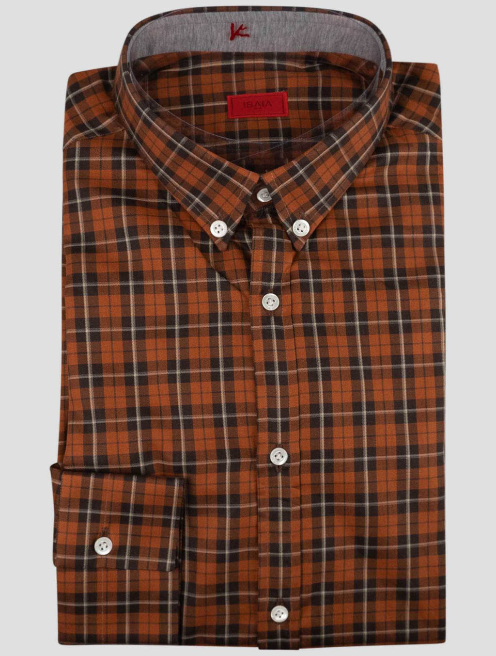 Isaia Multicolor Cotton Shirt