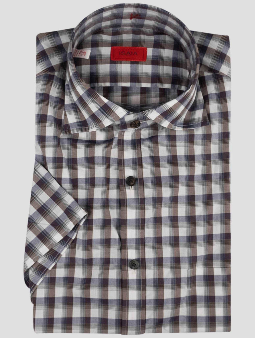 Isaia Multicolor Cotton Shirt