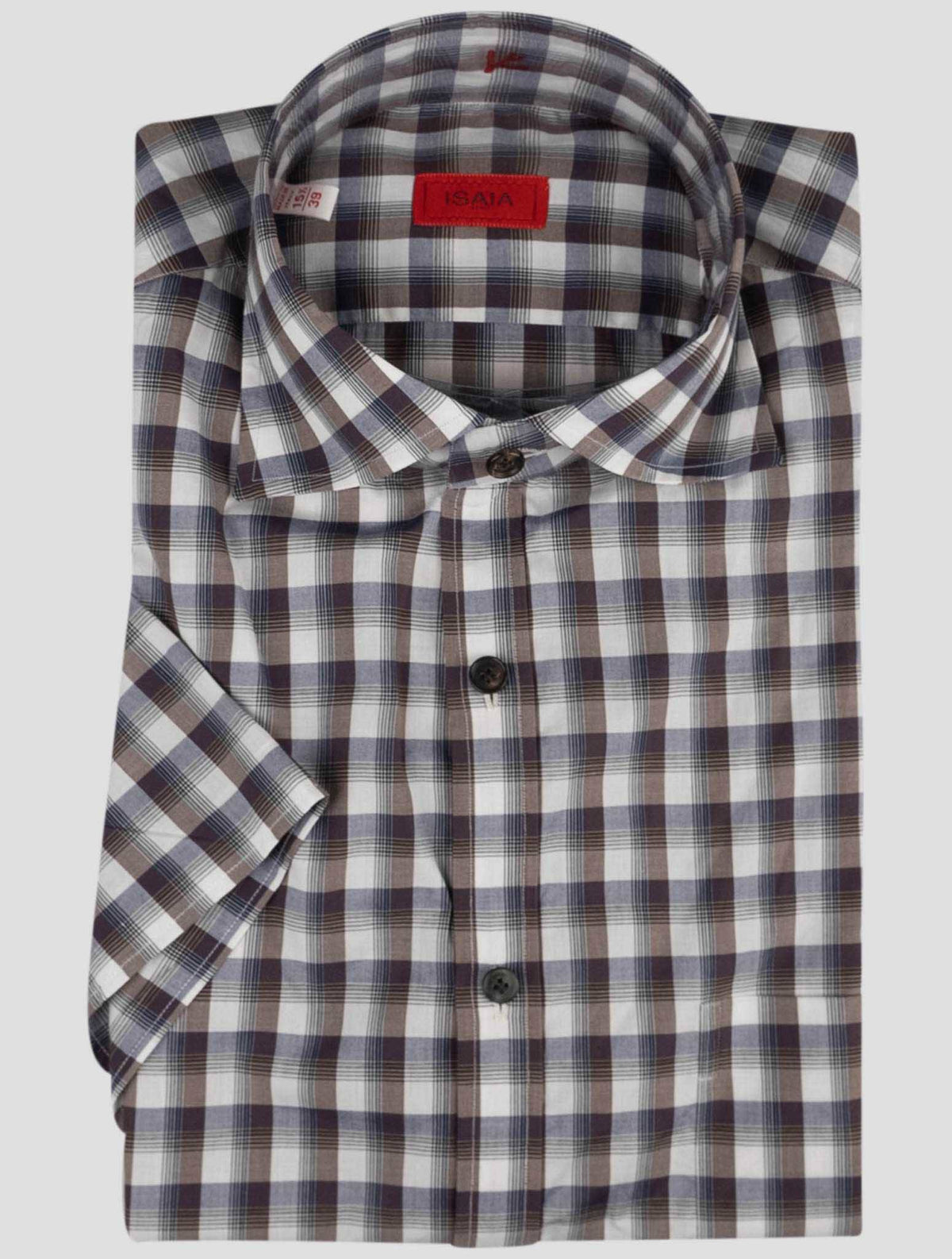 Isaia Multicolor Cotton Shirt