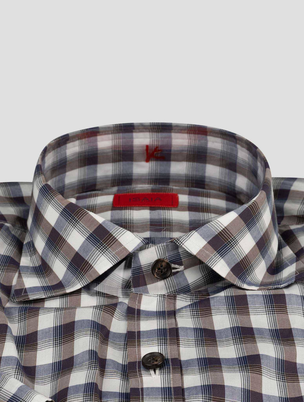 Isaia Isaia Multicolor Cotton Shirt Multicolor 001