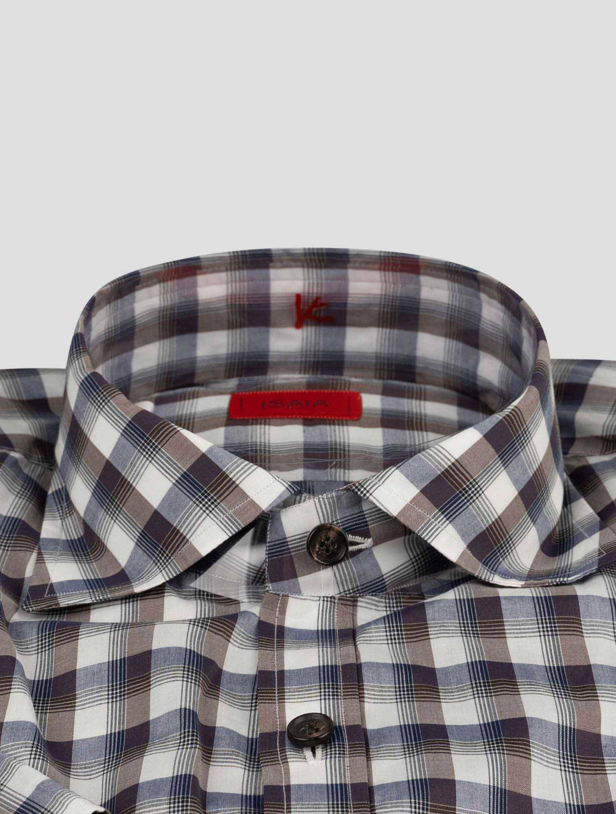 Isaia Isaia Multicolor Cotton Shirt Multicolor 001