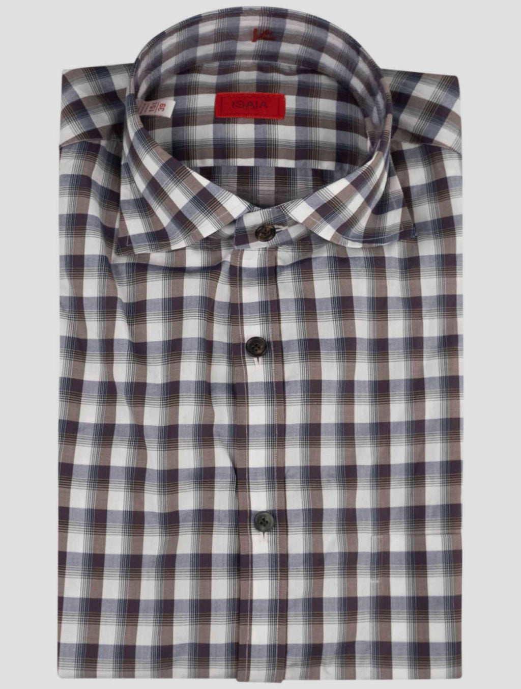 Isaia Multicolor Cotton Shirt