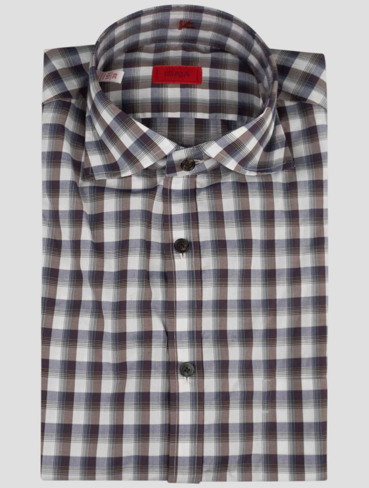 Isaia Multicolor Cotton Shirt