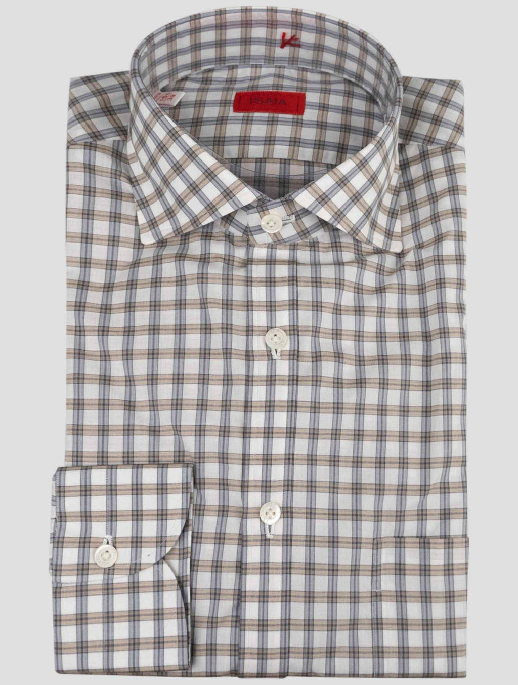 Isaia Multicolor Cotton Shirt
