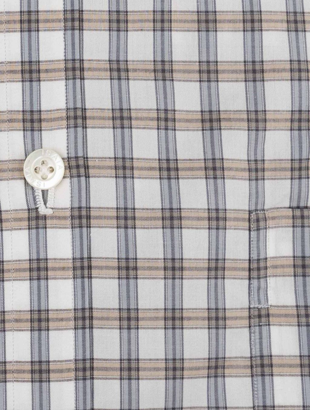 Isaia Multicolor Cotton Shirt