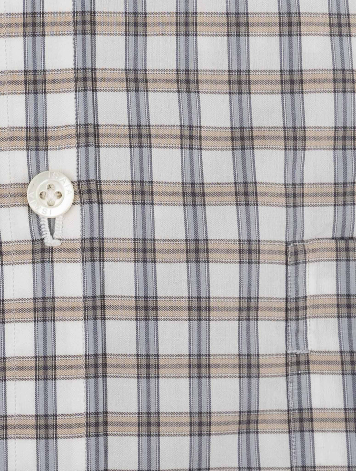 Isaia Multicolor Cotton Shirt