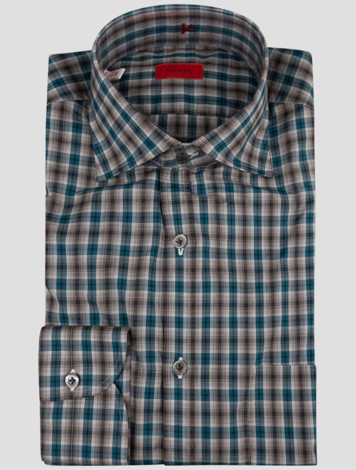Isaia Multicolor Cotton Shirt