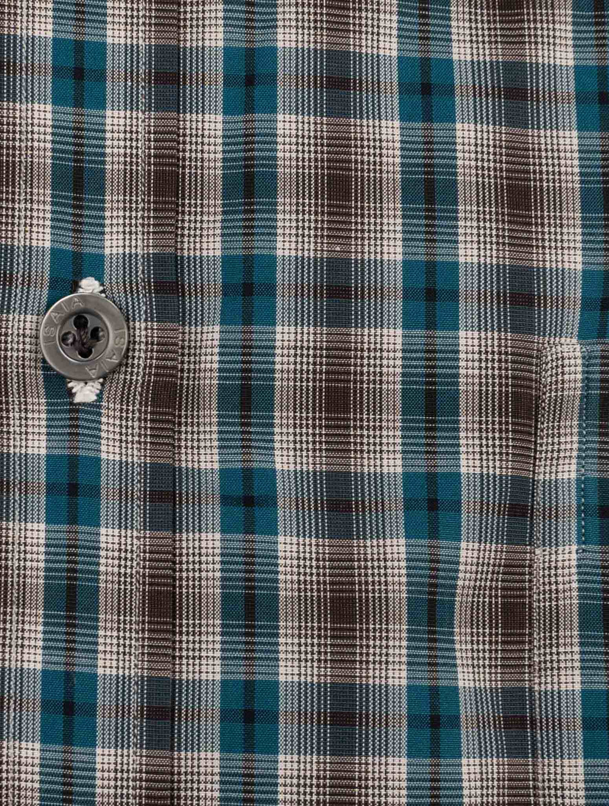 Isaia Multicolor Cotton Shirt