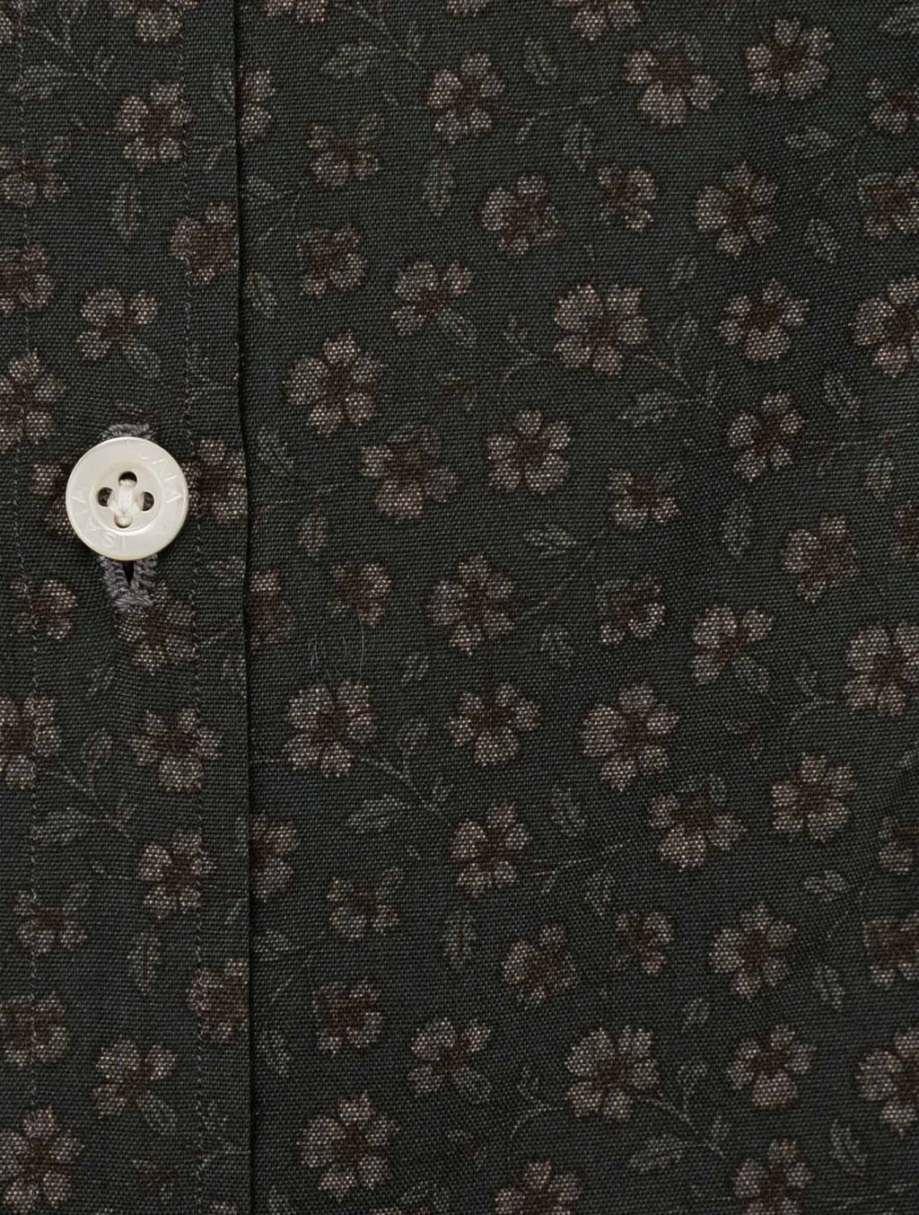Isaia Green Cotton Shirt