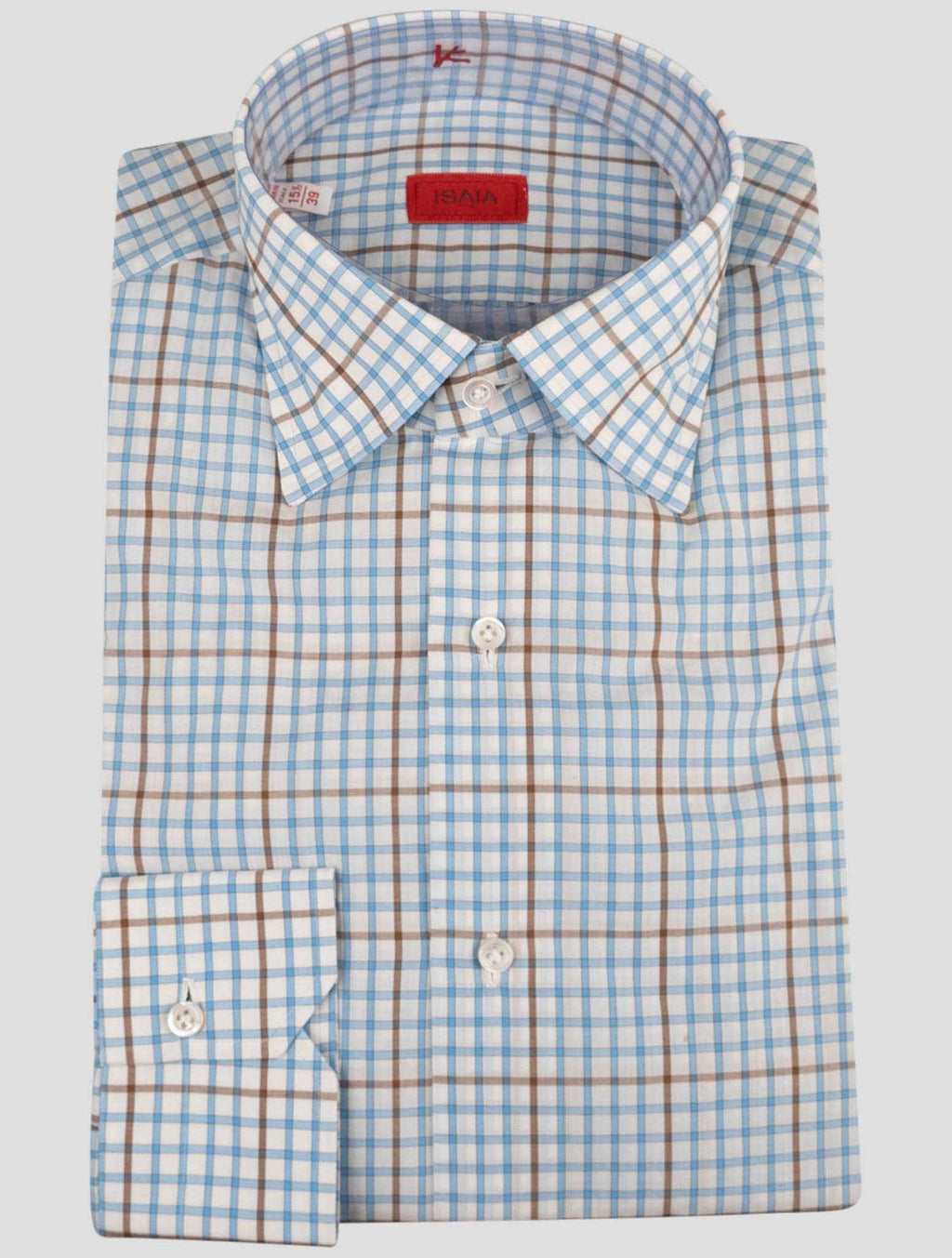 Isaia Multicolor Cotton Shirt