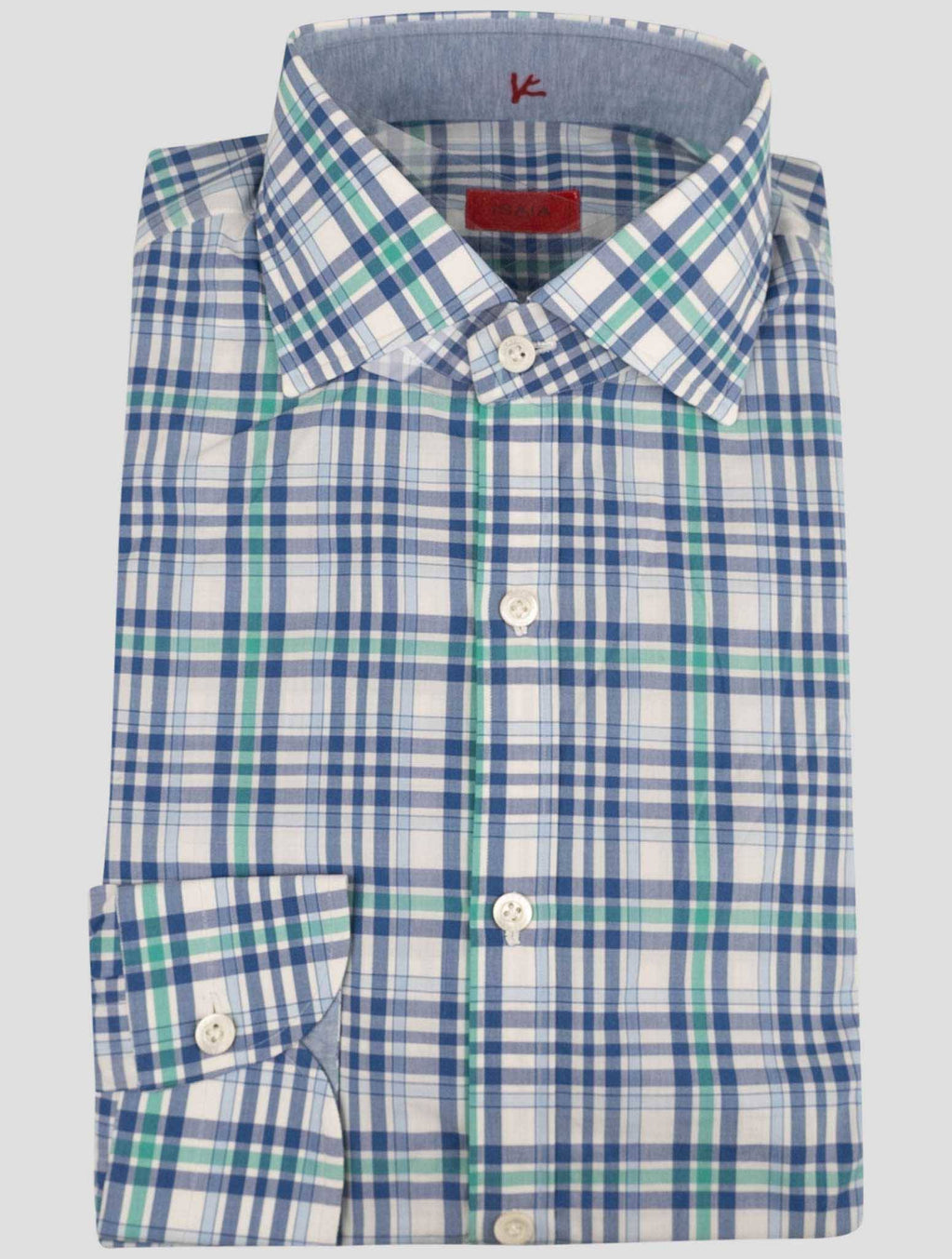 Isaia Multicolor Cotton Shirt