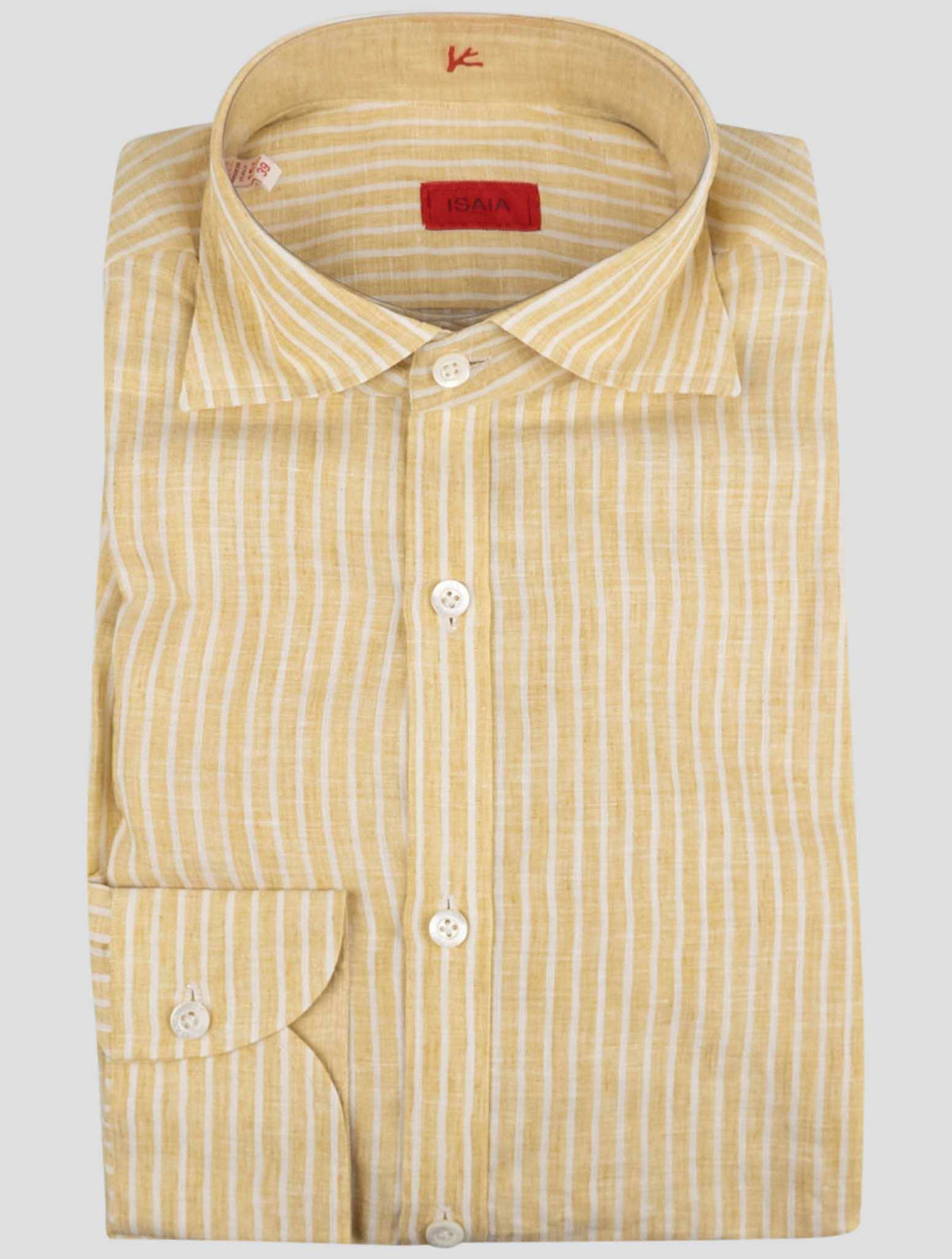 Isaia Multicolor Linen Shirt