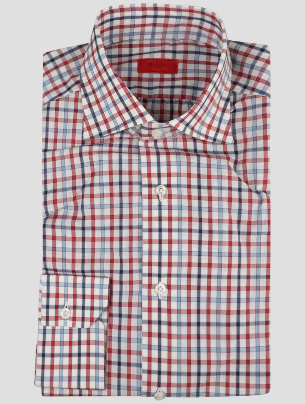 Isaia Multicolor Cotton Shirt