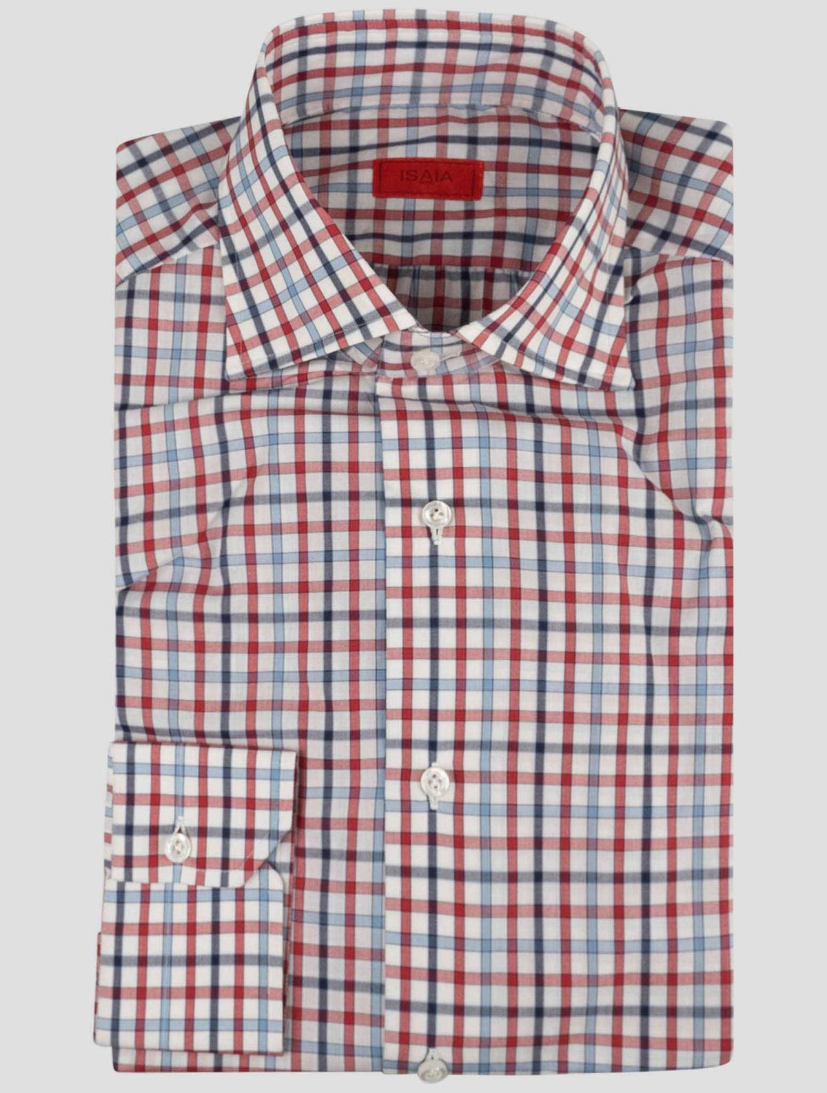 Isaia Multicolor Cotton Shirt