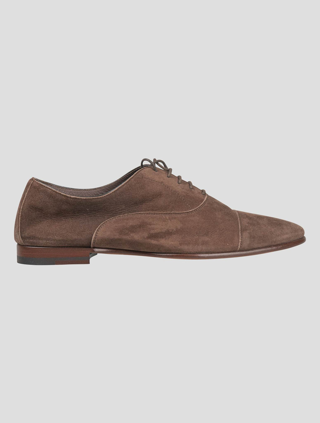Isaia Brown Leather Suede Dress Shoes