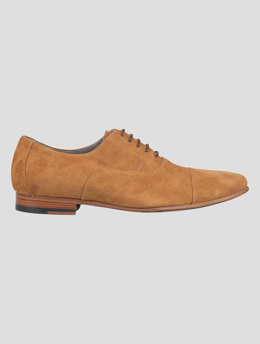 Isaia Beige Leather Suede Dress Shoes