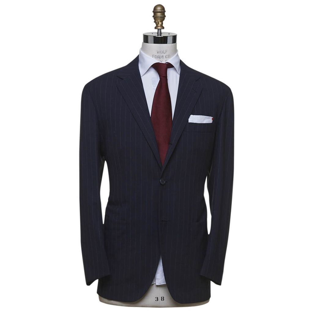 Kiton KITON Blue Wool 150's Suit Blue 000