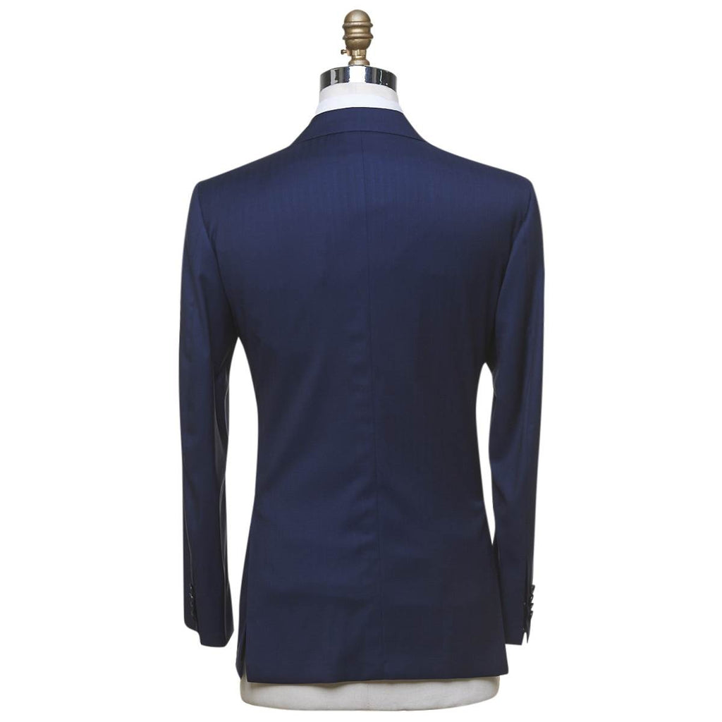 KITON Blue Virgin Wool Silk Suit EVO