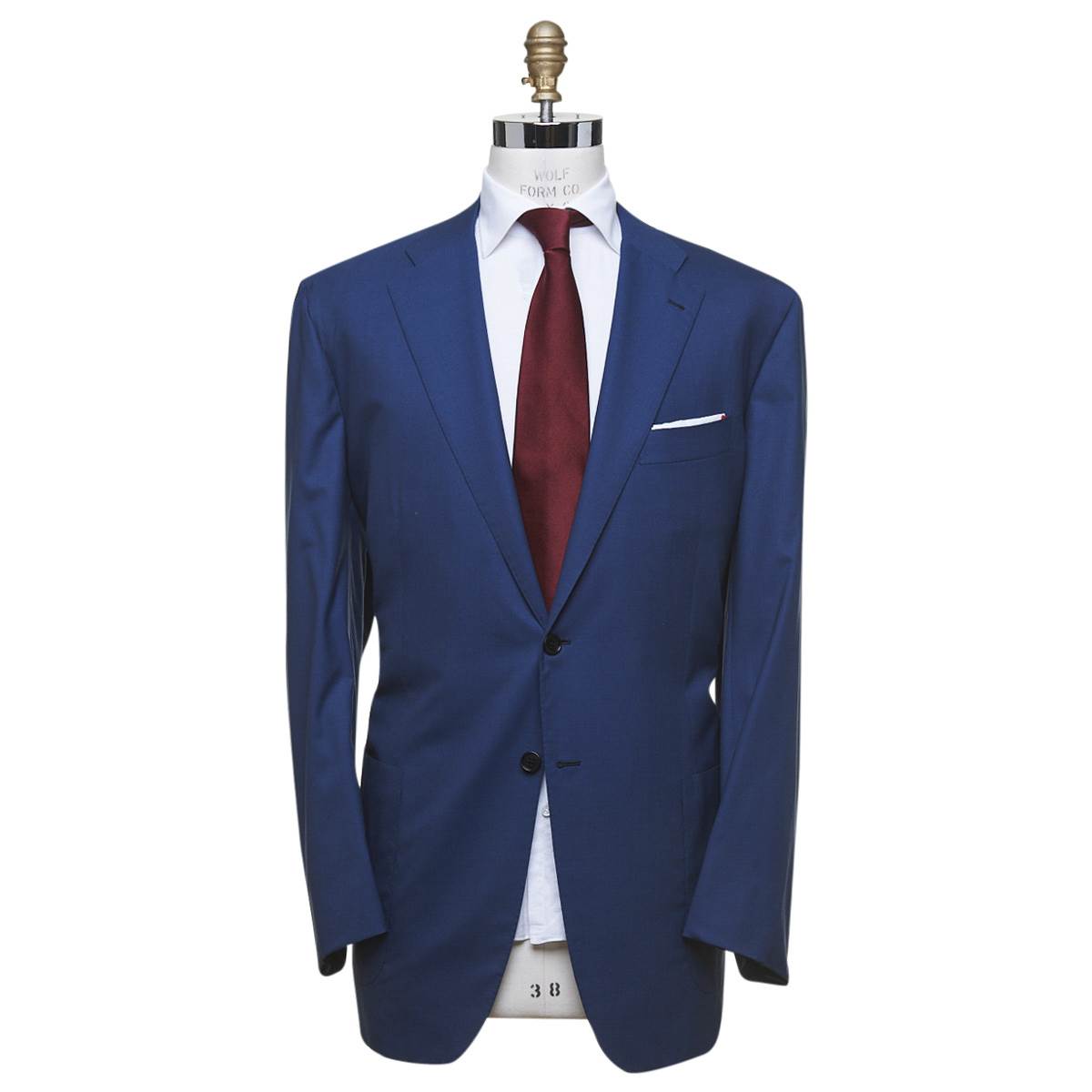 Kiton KITON Blue Wool 14 Micron Suit Blue 000