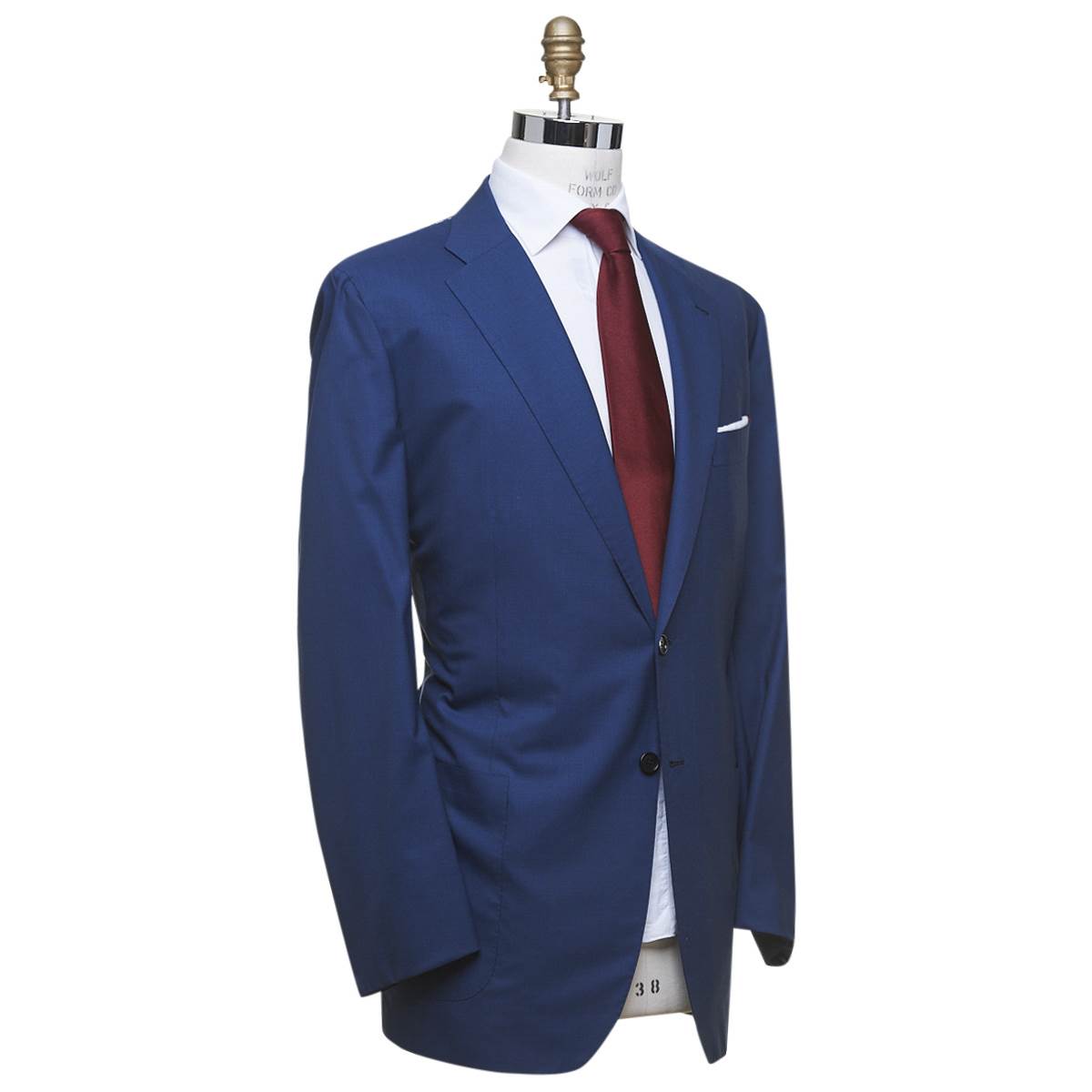 KITON Blue Wool 14 Micron Suit