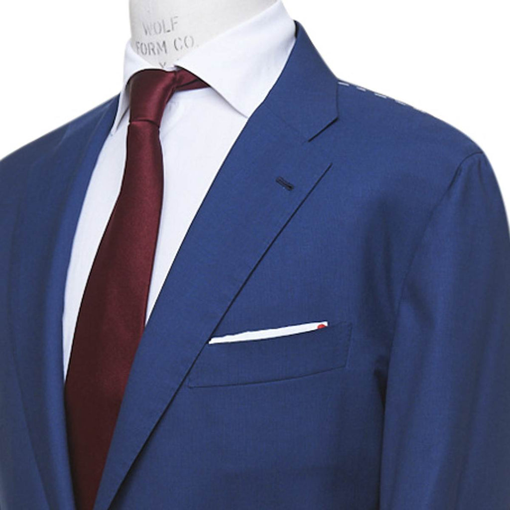 KITON Blue Wool 14 Micron Suit
