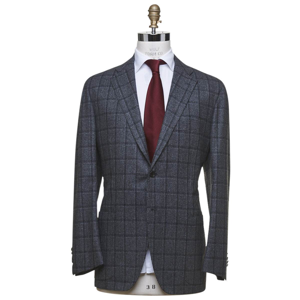 Kiton KITON Gray Cashmere Silk Suit Gray 000