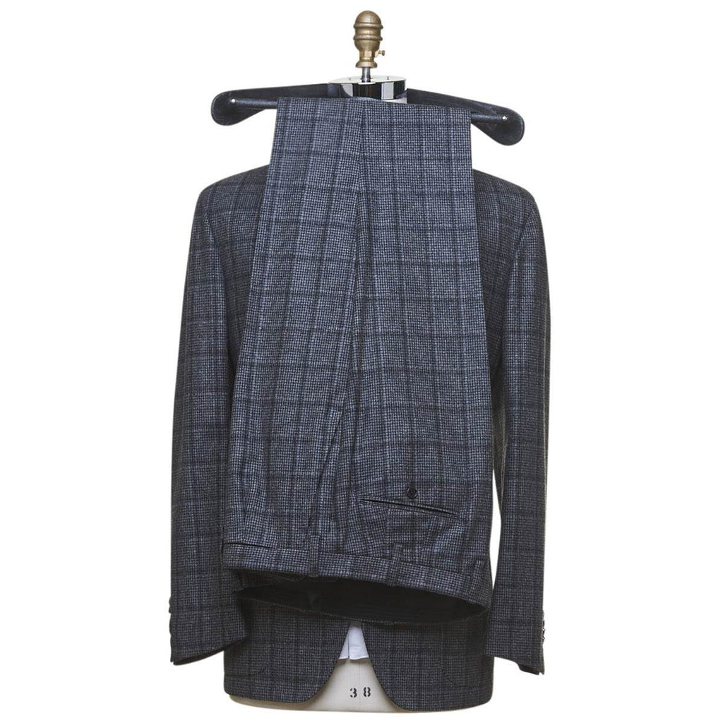 Kiton KITON Gray Cashmere Silk Suit Gray 001