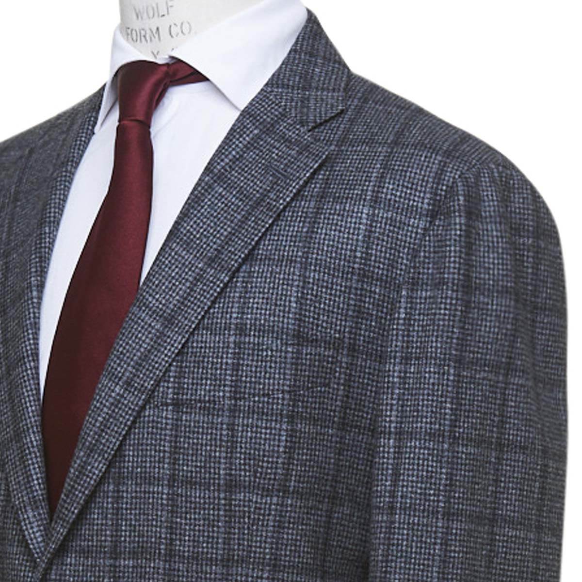 KITON Gray Cashmere Silk Suit