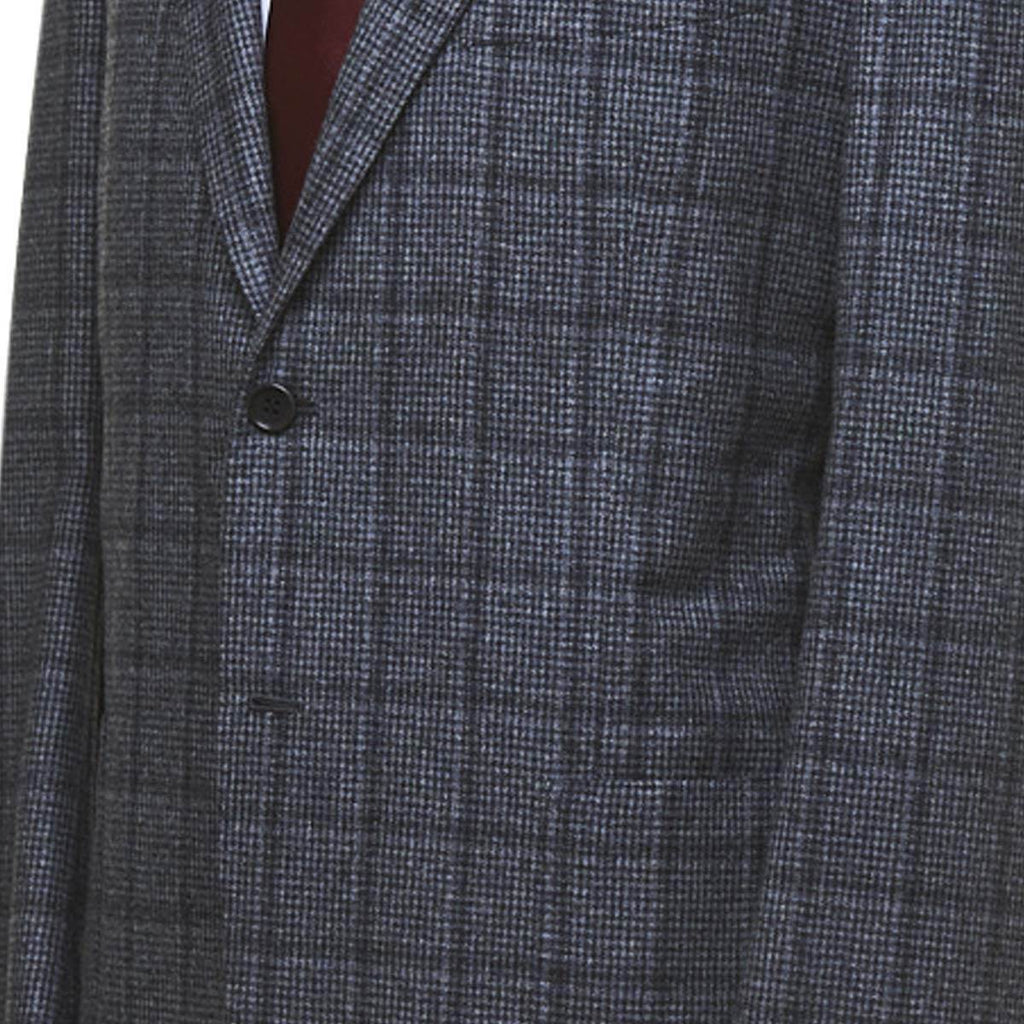 KITON Gray Cashmere Silk Suit