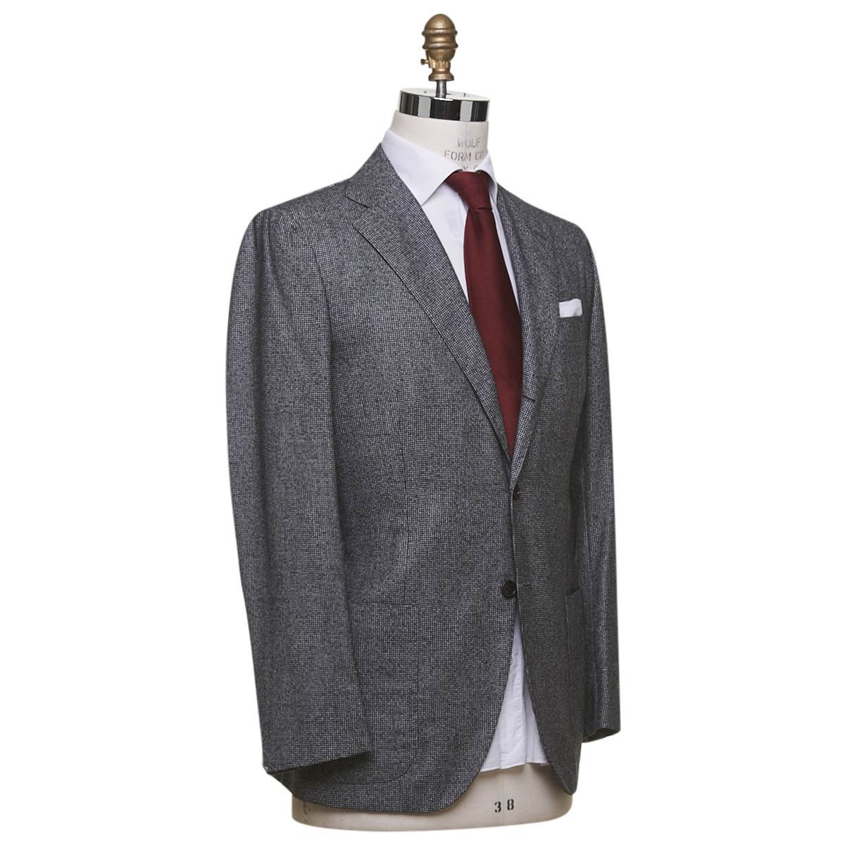 KITON Gray Cashmere Suit