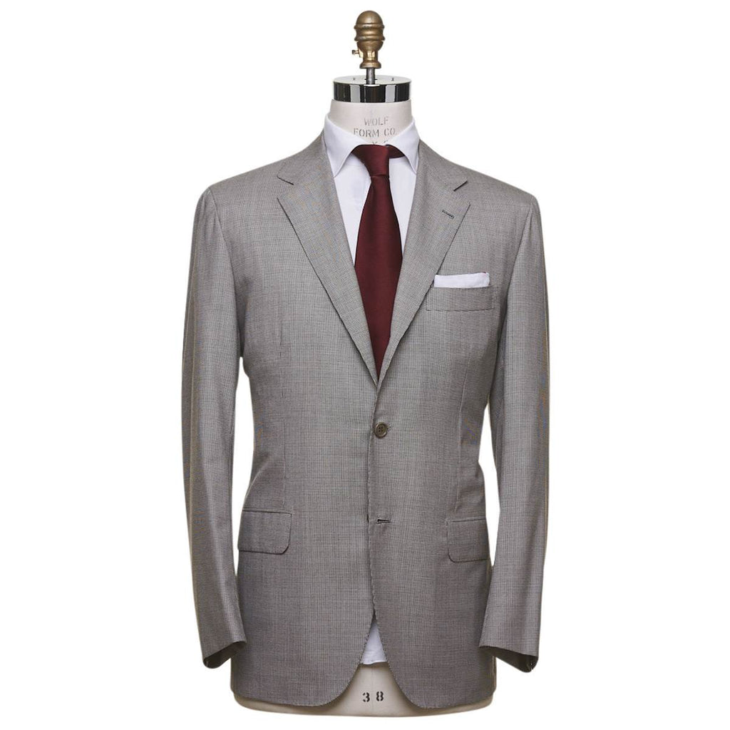 Kiton KITON Gray Wool 14 Micron Suit Gray 000
