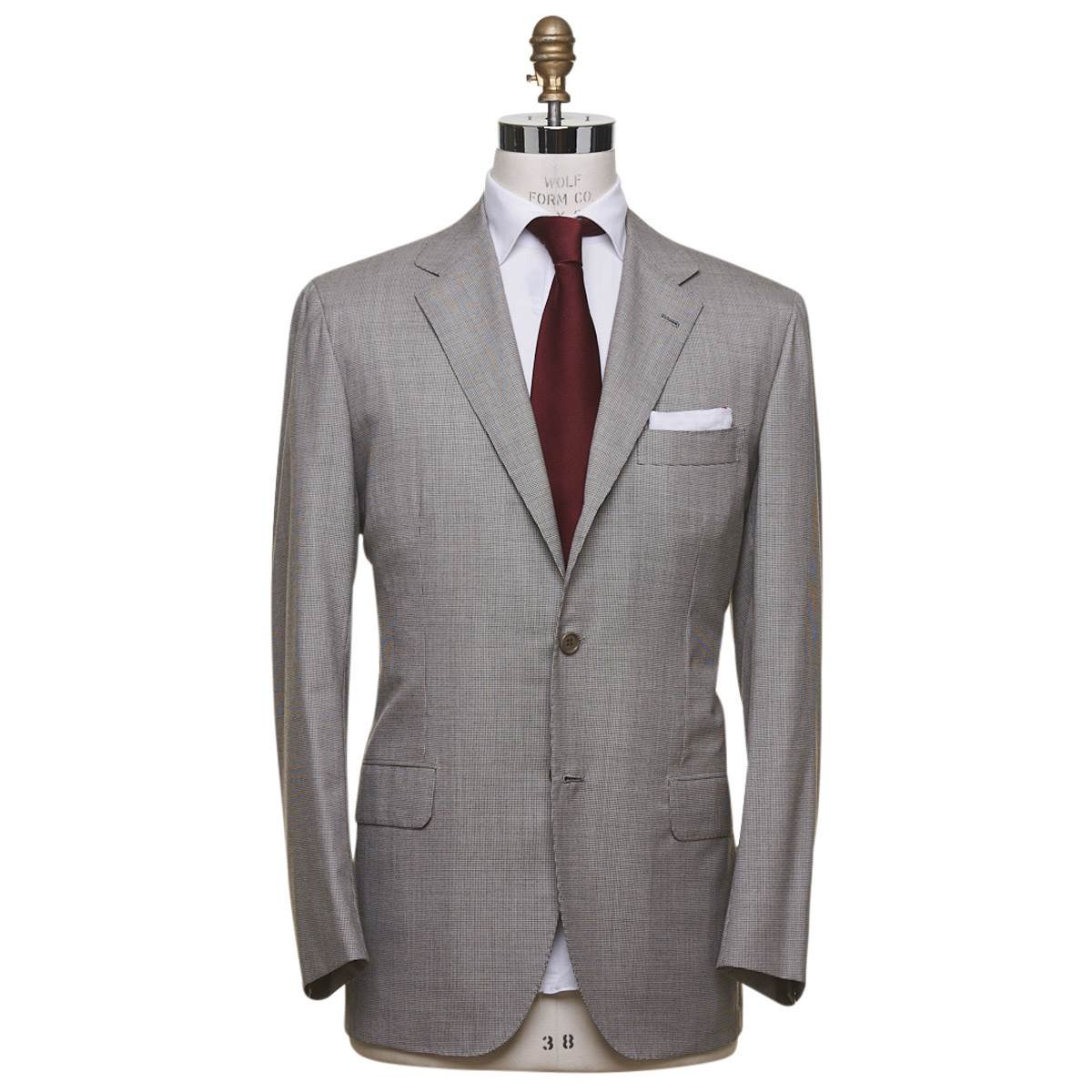 Kiton KITON Gray Wool 14 Micron Suit Gray 000