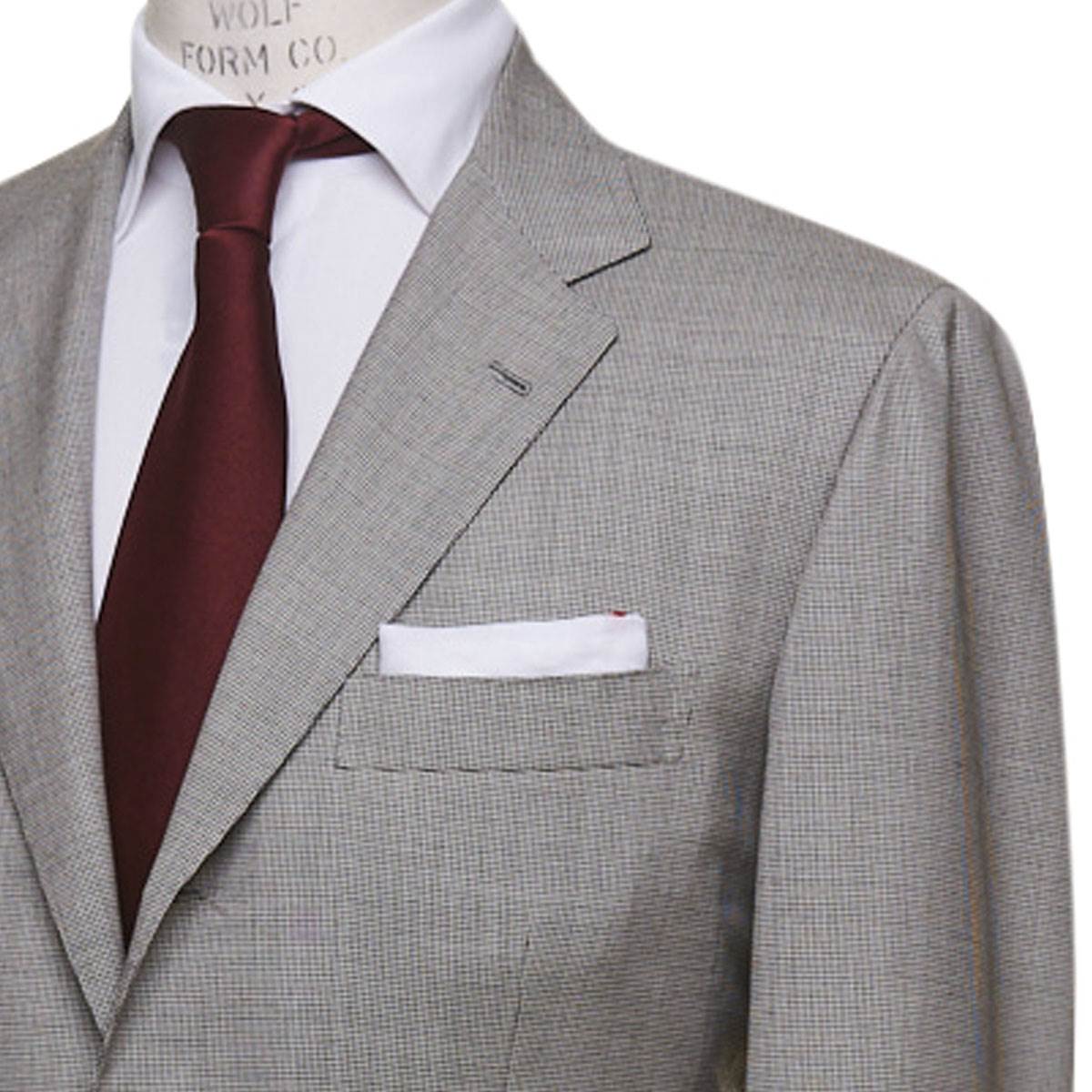 KITON Gray Wool 14 Micron Suit