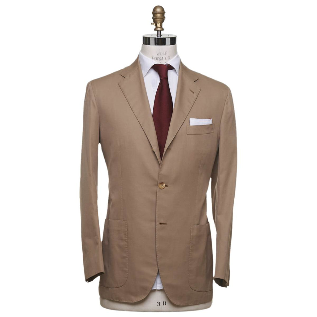 Kiton KITON Beige Cotton Suit Beige 000