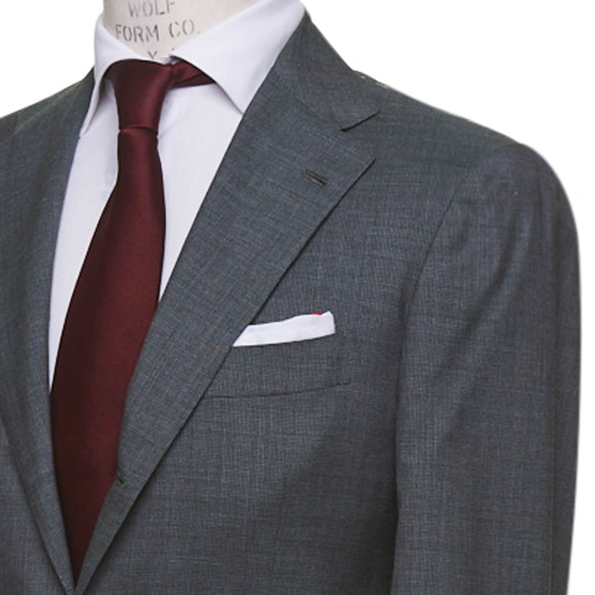 KITON Green Cashmere Silk Suit