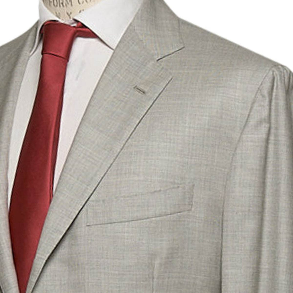 KITON Light Gray Cashmere Suit