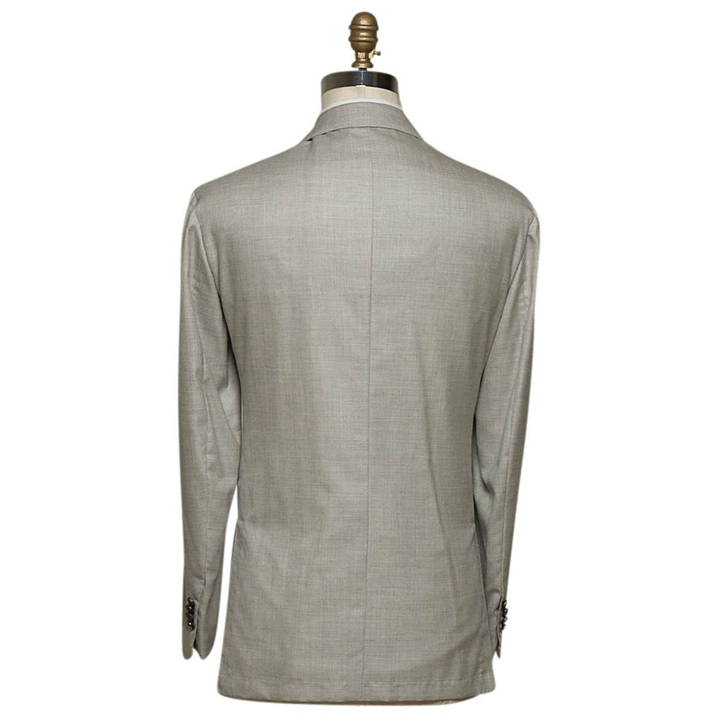 KITON Light Gray Cashmere Suit