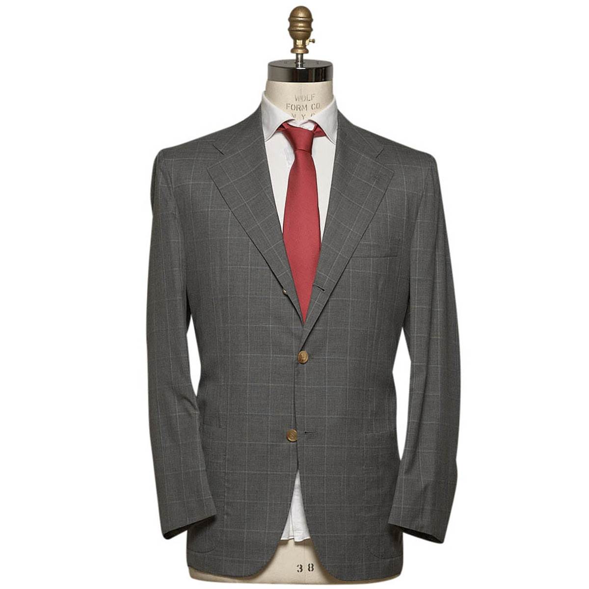 Kiton KITON Gray Cashmere Suit Gray 000
