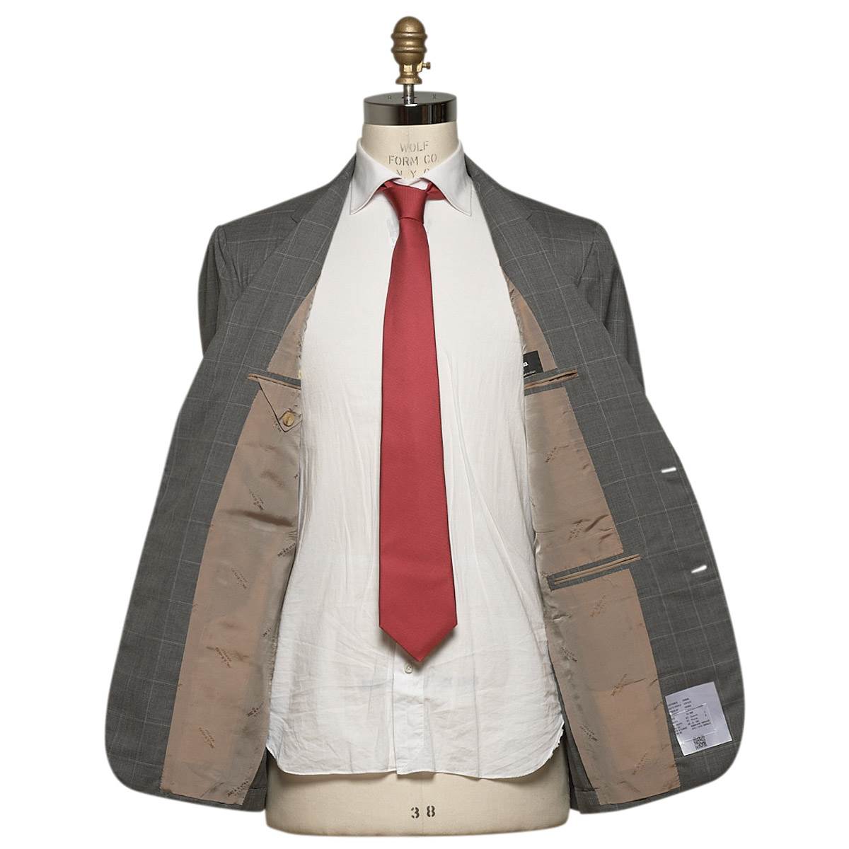 KITON Gray Cashmere Suit