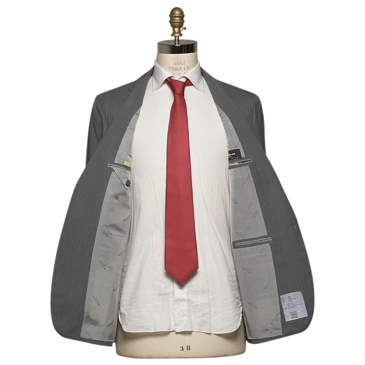 KITON Gray Wool 14 Micron Suit