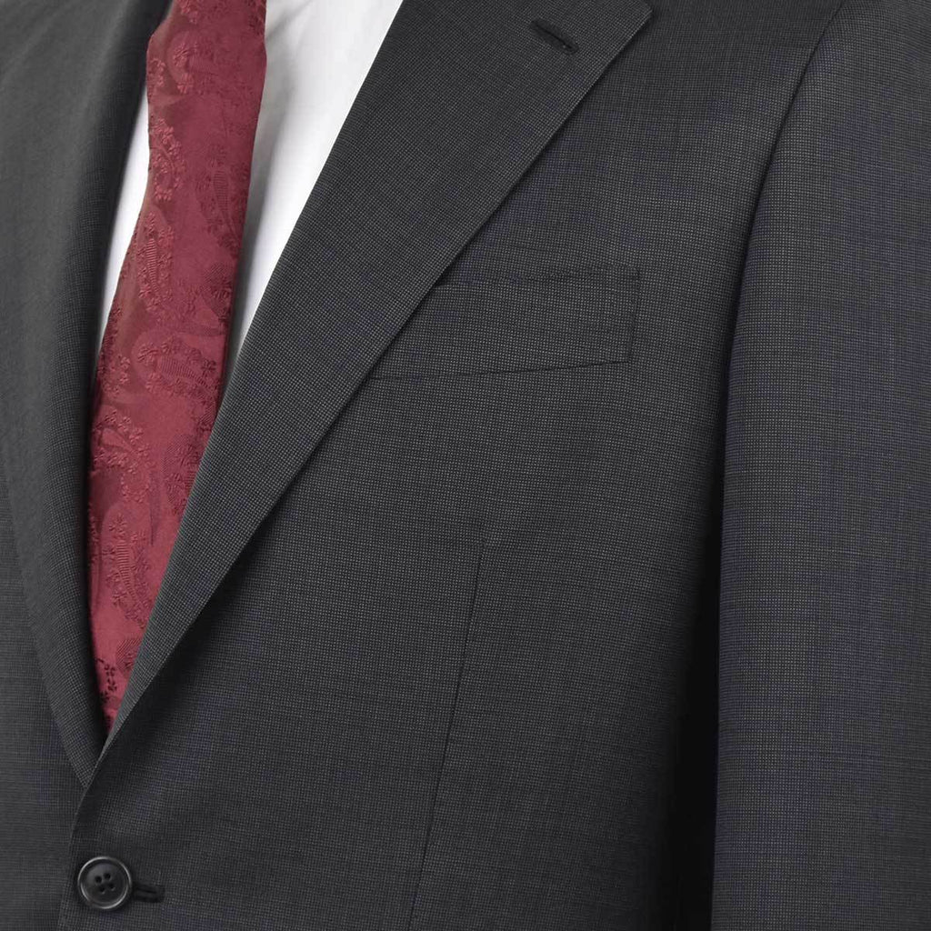 KITON Gray Wool Mohair Suit
