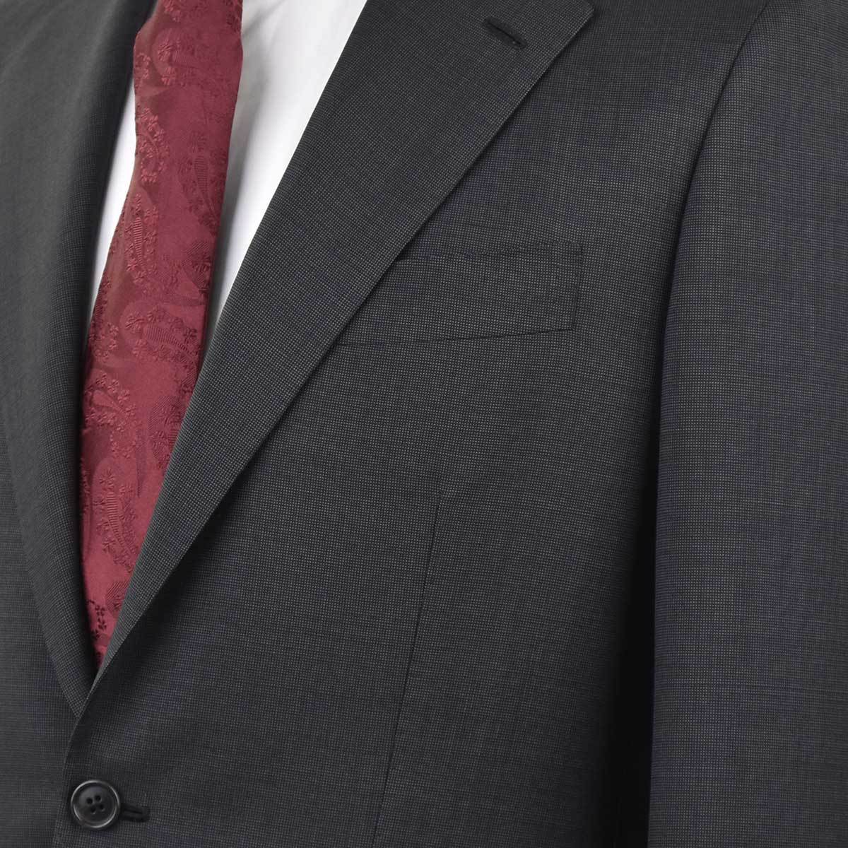 KITON Gray Wool Mohair Suit