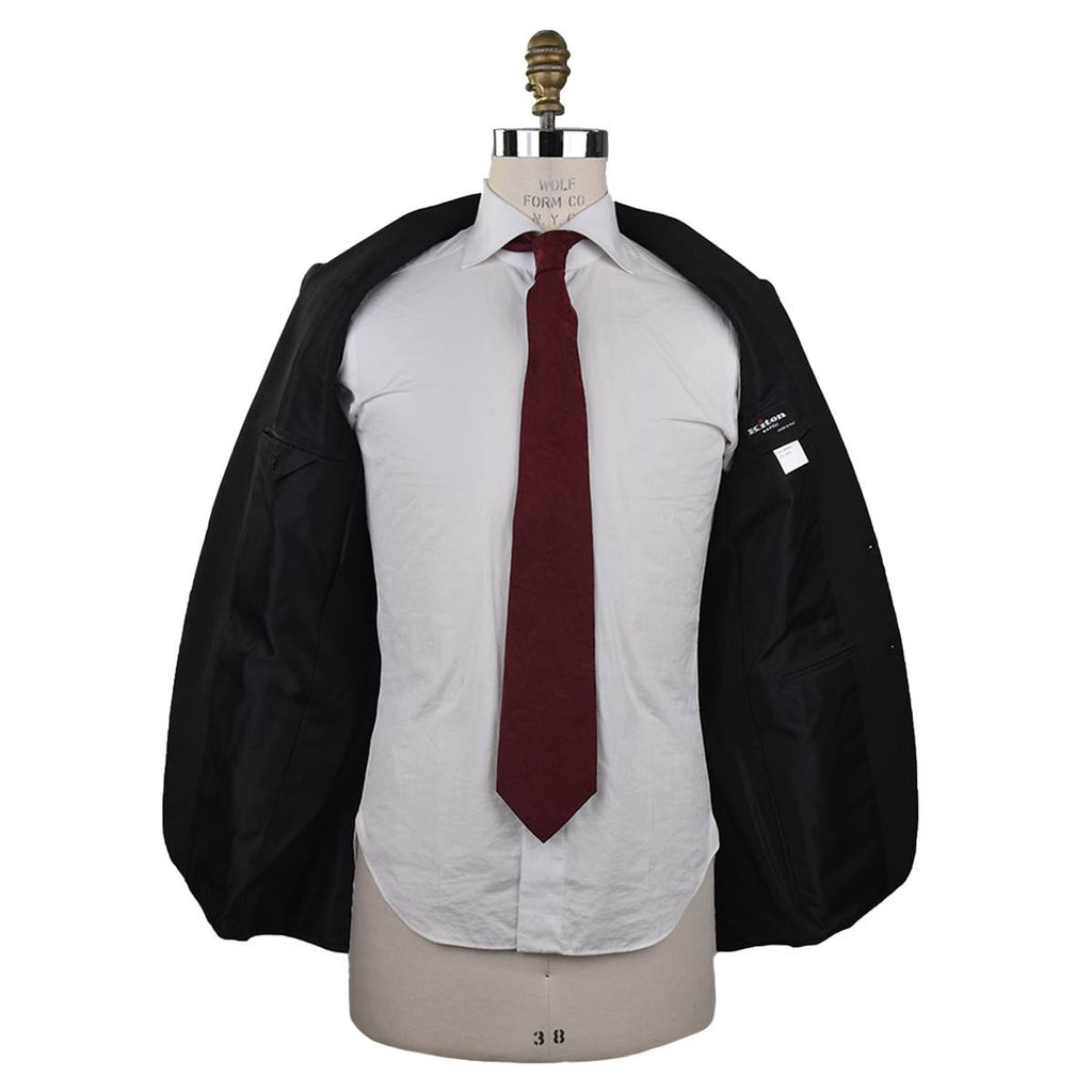 KITON Gray Wool Mohair Suit