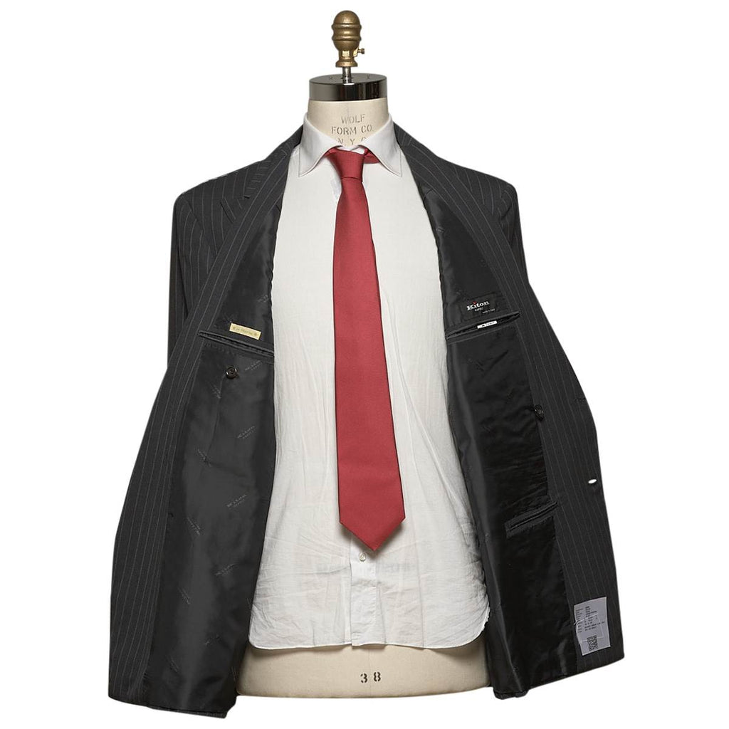 KITON Dark Blue Wool 14 Micron Suit