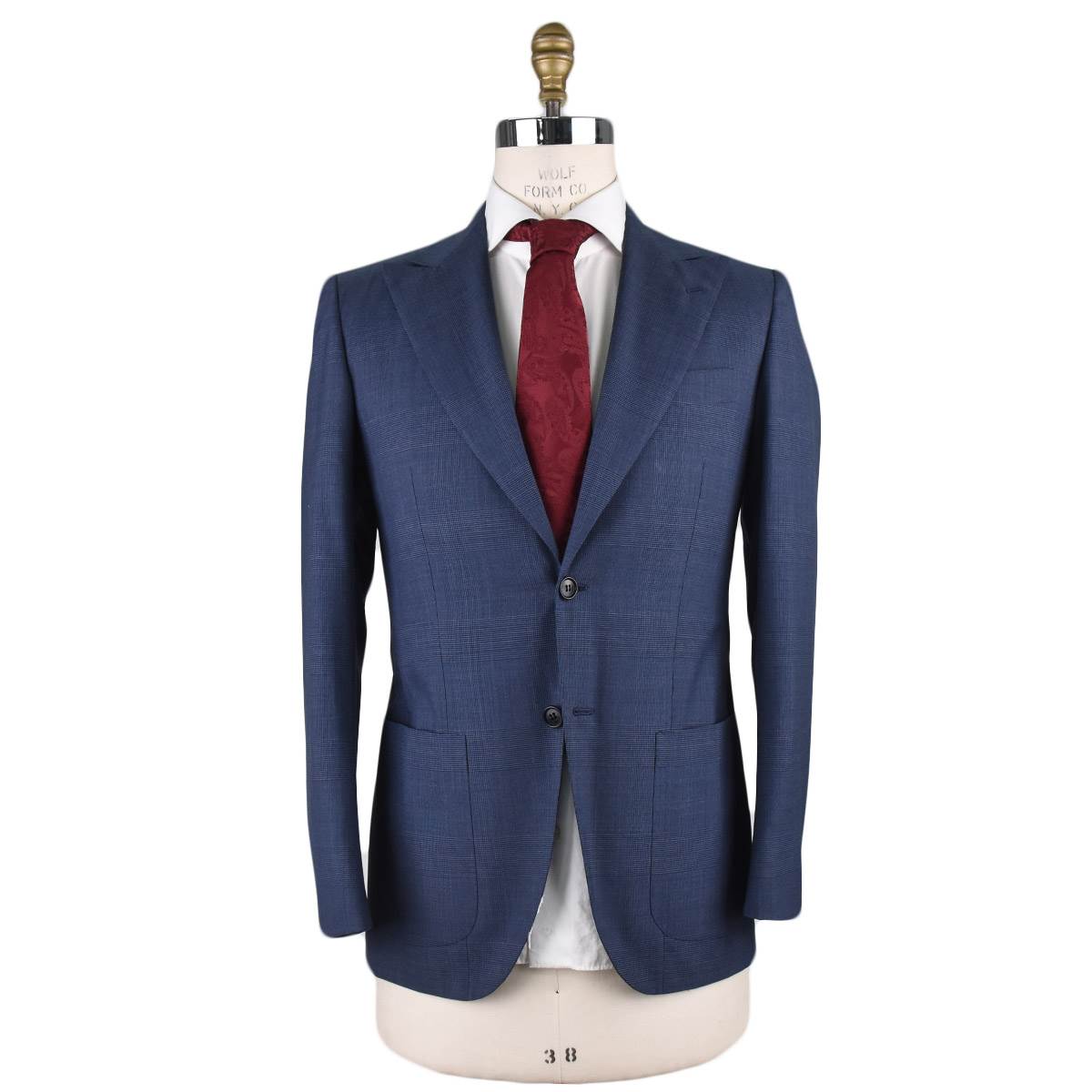 KITON Blue Wool Suit